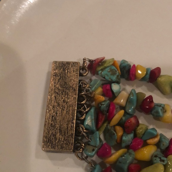 Beautiful multi colored stone bracelet - Picture 4 of 4